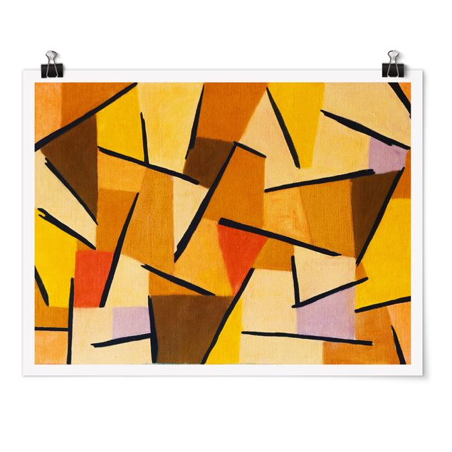 Poster - Paul Klee - Harmonisierter Kampf - Querformat 3:4