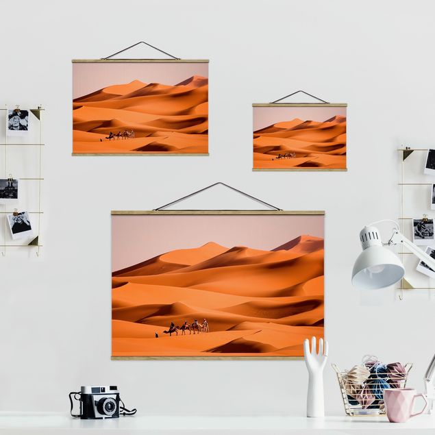 Stoffbild mit Posterleisten - Namib Desert - Querformat 3:2