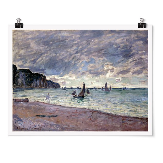 Poster - Claude Monet - Küste von Pourville - Querformat 3:4
