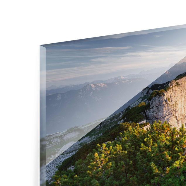 Glasbild - Loser Nordwand in Österreich - Panorama