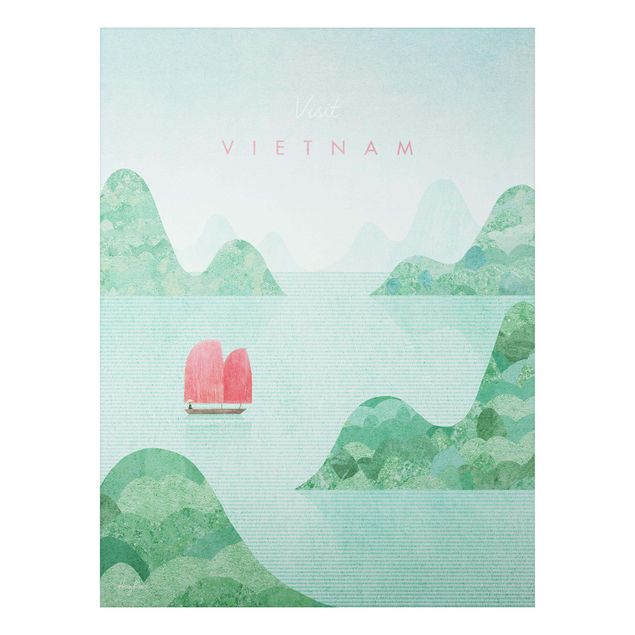Alu-Dibond - Reiseposter - Vietnam - Querformat