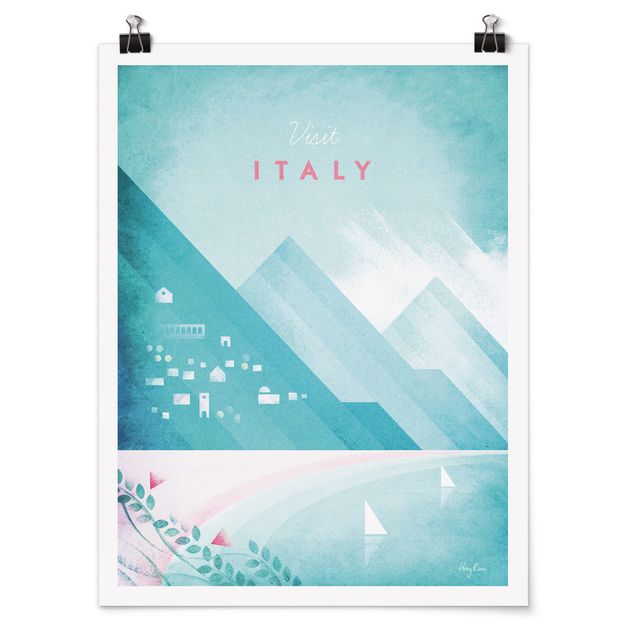 Poster - Reiseposter - Italien - Hochformat 4:3