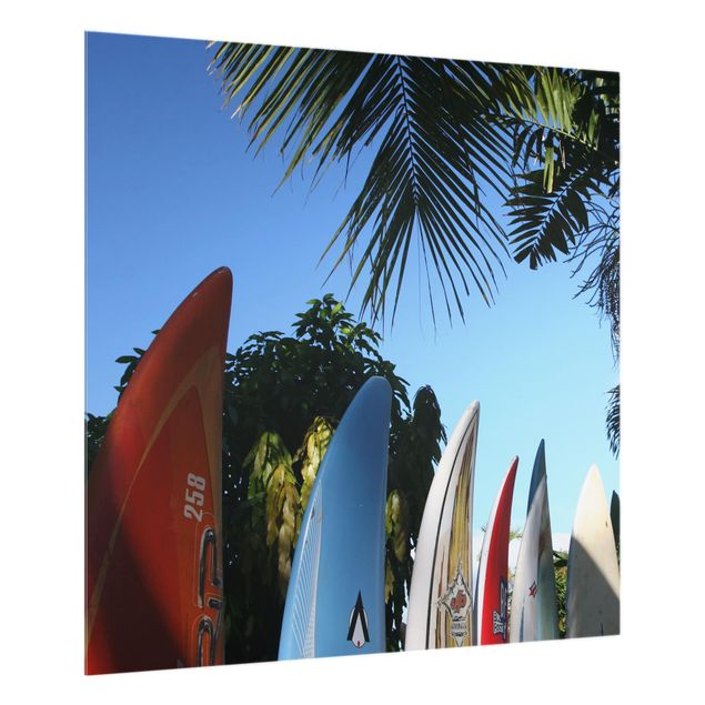 Glas Spritzschutz - Surfers Paradise - Quadrat - 1:1