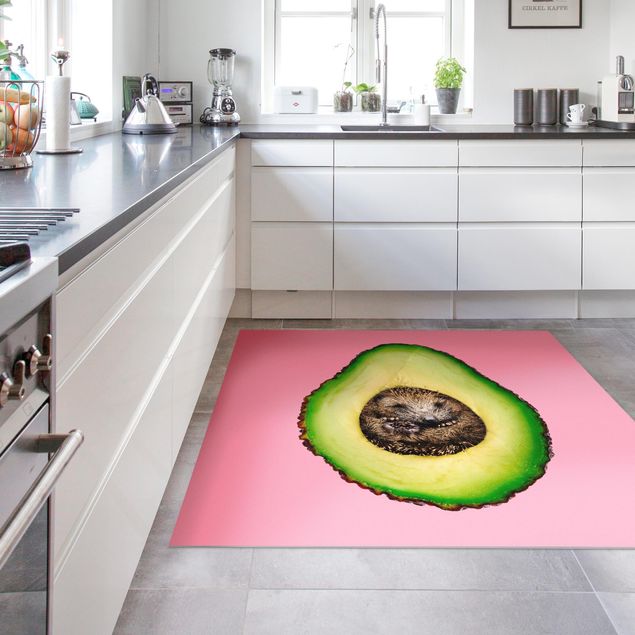 Teppich Esszimmer Avocado mit Igel
