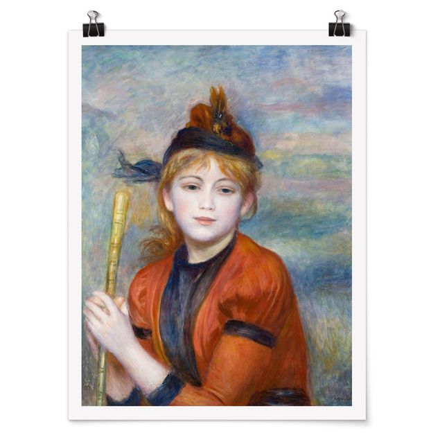 Poster - Auguste Renoir - Die Spaziergängerin - Hochformat 3:4