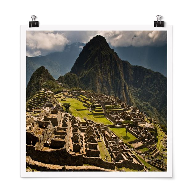 Poster - Machu Picchu - Quadrat 1:1