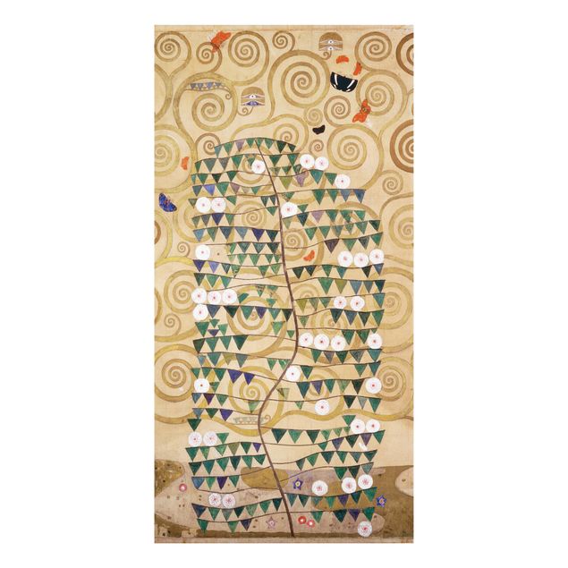Forex Fine Art Print - Gustav Klimt - Entwurf für den Stocletfries - Hochformat 2:1