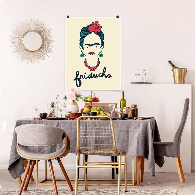 Poster - Frida Kahlo - Friducha - Hochformat 3:4
