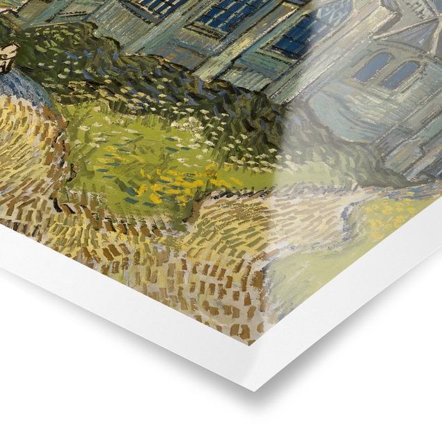 Poster - Vincent van Gogh - Kirche Auvers-sur-Oise - Hochformat 3:4