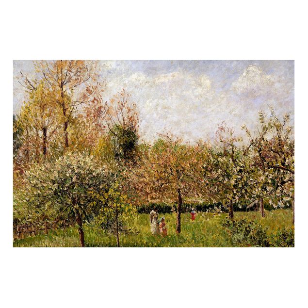 Magnettafel - Camille Pissarro - Frühling in Eragny - Memoboard Querformat 2:3