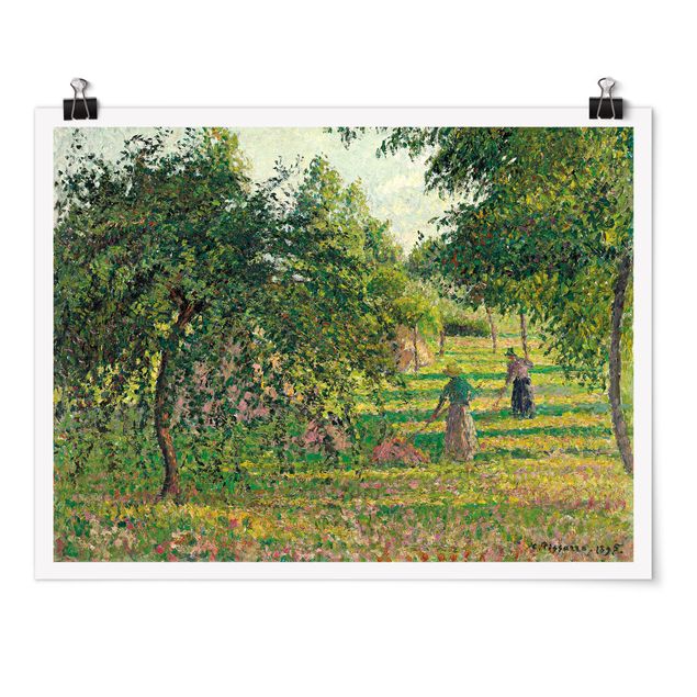 Poster - Camille Pissarro - Apfelbäume - Querformat 3:4