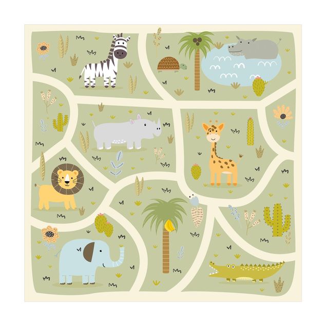 Kleine Teppiche Safari - Die große Vielfalt der Tiere