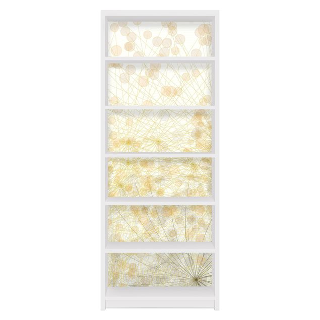Möbelfolie für IKEA Billy Regal - Klebefolie No.RY6 Blütenregen