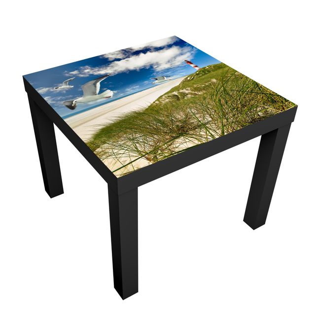 Möbelfolie für IKEA Lack - Klebefolie Dune Breeze