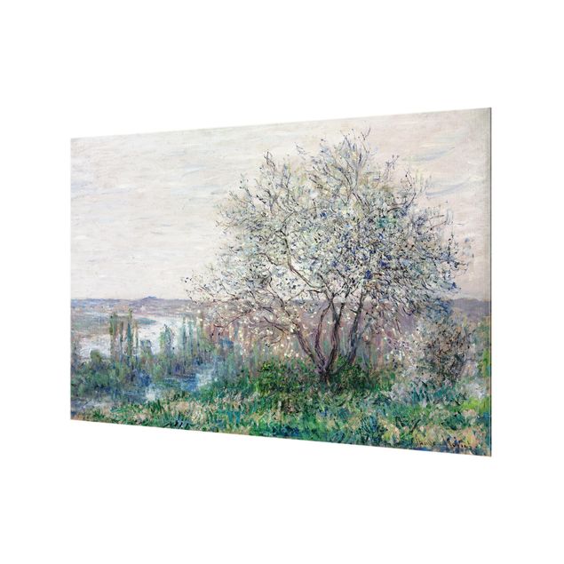 Spritzschutz Glas - Claude Monet - Frühlingsstimmung - Querformat - 3:2