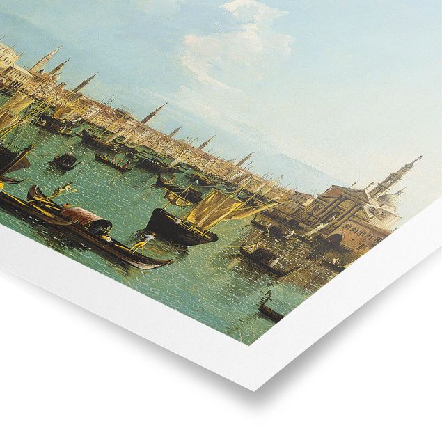 Poster - Bernardo Bellotto - Bacino di San Marco Venedig - Querformat 2:3