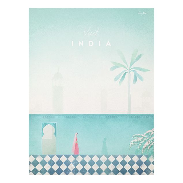 Forex Fine Art Print - Reiseposter - Indien - Hochformat 4:3