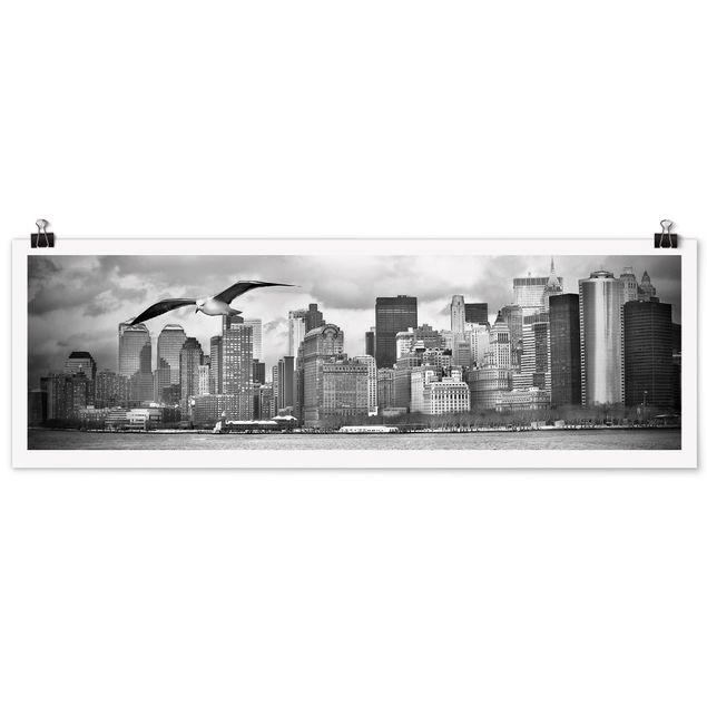 Poster - No.YK1 New York II - Panorama Querformat