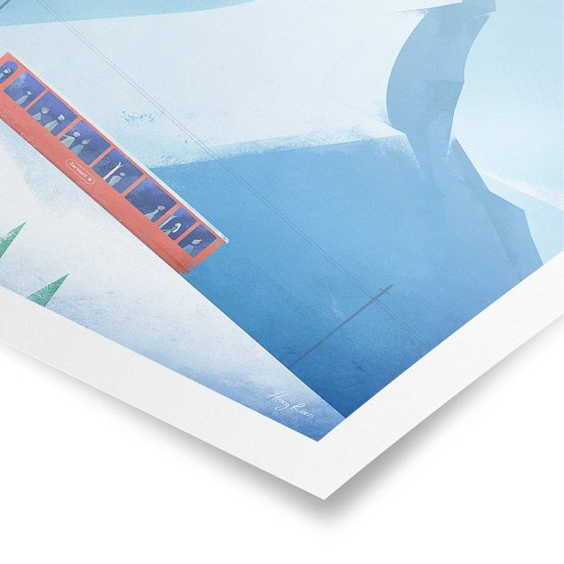 Poster - Reiseposter - Zermatt - Hochformat 3:2