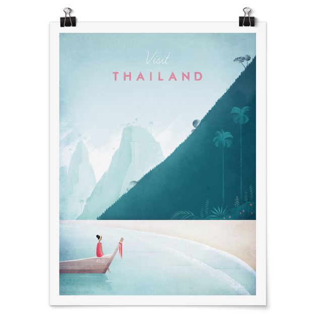 Poster - Reiseposter - Thailand - Hochformat 4:3