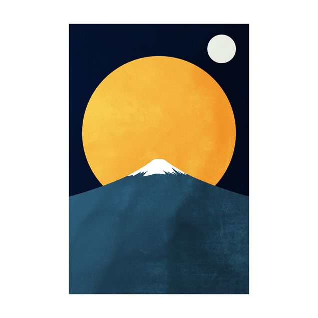 Kleine Teppiche Sonne, Mond und Berge