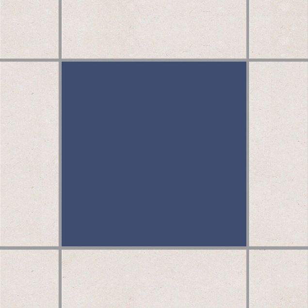 Fliesenaufkleber - Colour Grey Blue Blau