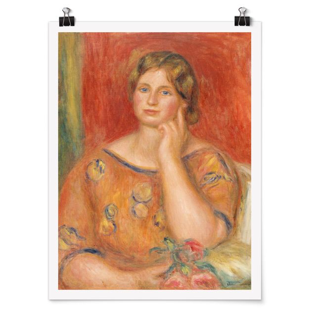 Poster - Auguste Renoir - Frau Osthaus - Hochformat 3:4