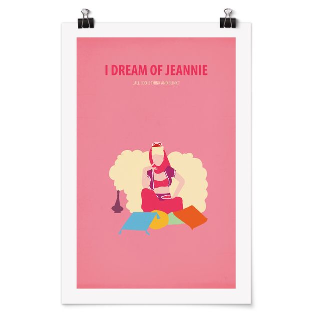 Poster - Filmposter I dream of Jeannie - Hochformat 3:2