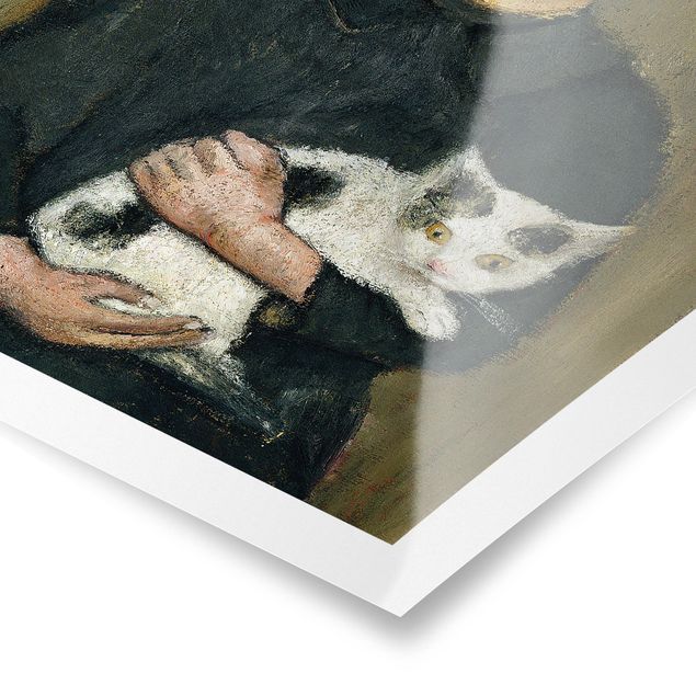 Poster - Paula Modersohn-Becker - Knabe mit Katze - Hochformat 3:2