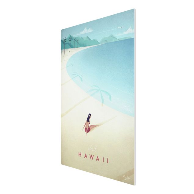 Forex Fine Art Print - Reiseposter - Hawaii - Hochformat 3:2