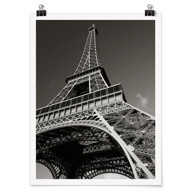Poster - Eiffelturm - Hochformat 3:4