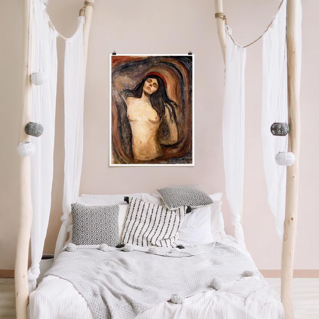Poster - Edvard Munch - Madonna - Hochformat 3:4