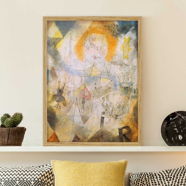 Bild mit Rahmen - Paul Klee - Irma Rossa - Hochformat 3:4