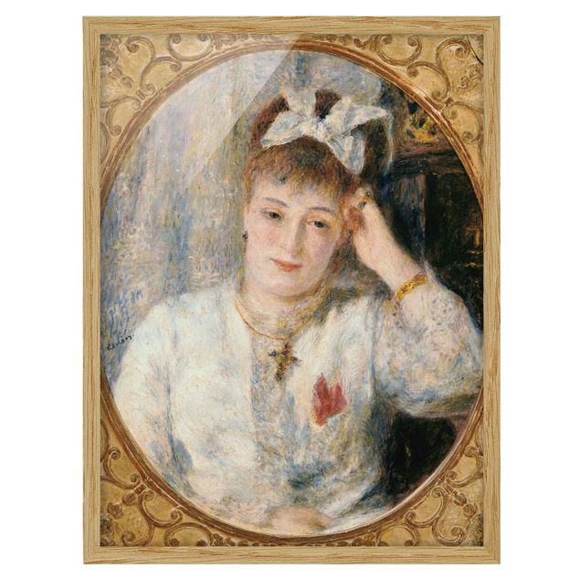 Bild mit Rahmen - Auguste Renoir - Marie Murer - Hochformat 3:4