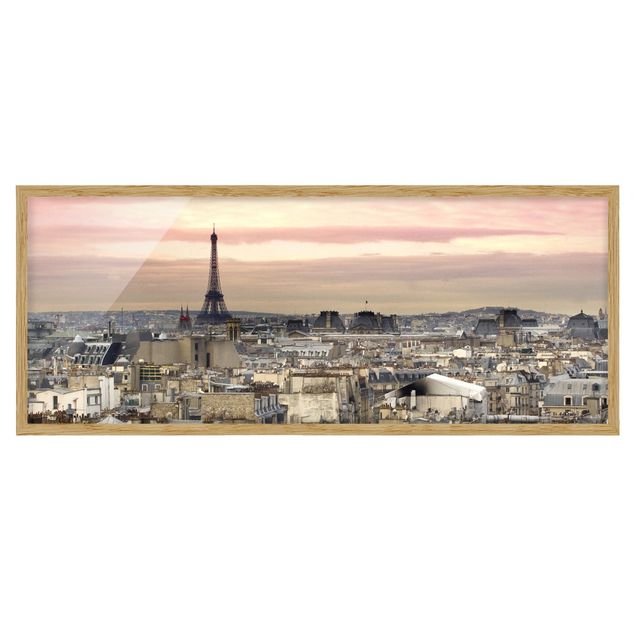 Bild mit Rahmen - Paris hautnah - Panorama Querformat