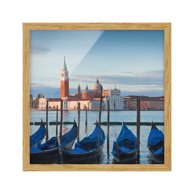 Bild mit Rahmen - San Giorgio in Venedig - Quadrat 1:1