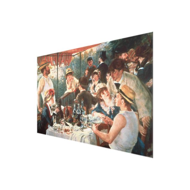 Glasbild - Auguste Renoir - Das Frühstück der Ruderer - Querformat 2:3