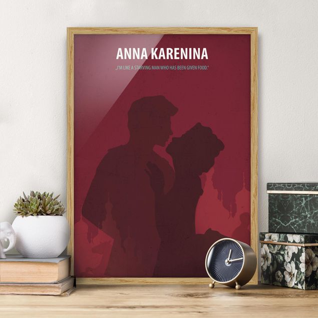 Bild mit Rahmen - Filmposter Anna Karenina - Hochformat 4:3
