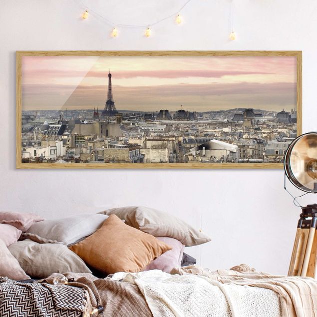 Bild mit Rahmen - Paris hautnah - Panorama Querformat
