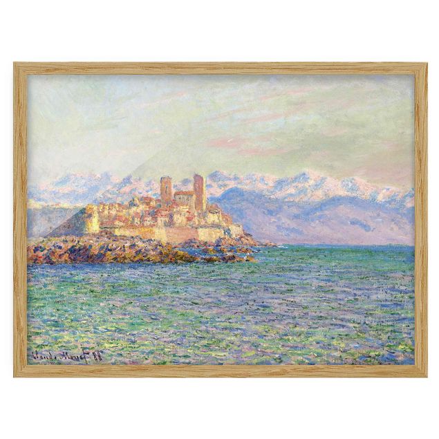 Bild mit Rahmen - Claude Monet - Antibes-Le Fort - Querformat 3:4