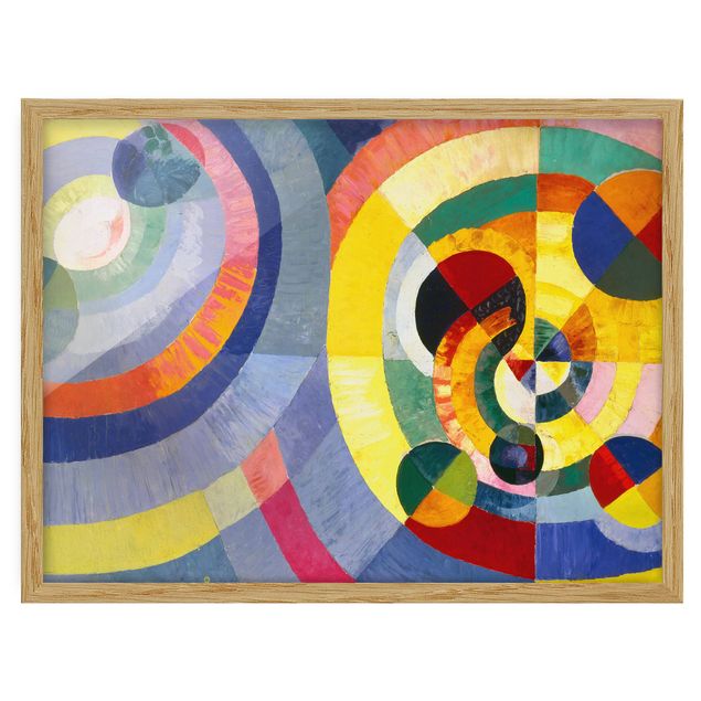 Bild mit Rahmen - Robert Delaunay - Forme circulaire - Querformat 3:4