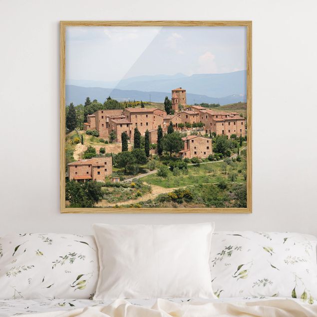 Bild mit Rahmen - Charming Tuscany - Quadrat 1:1