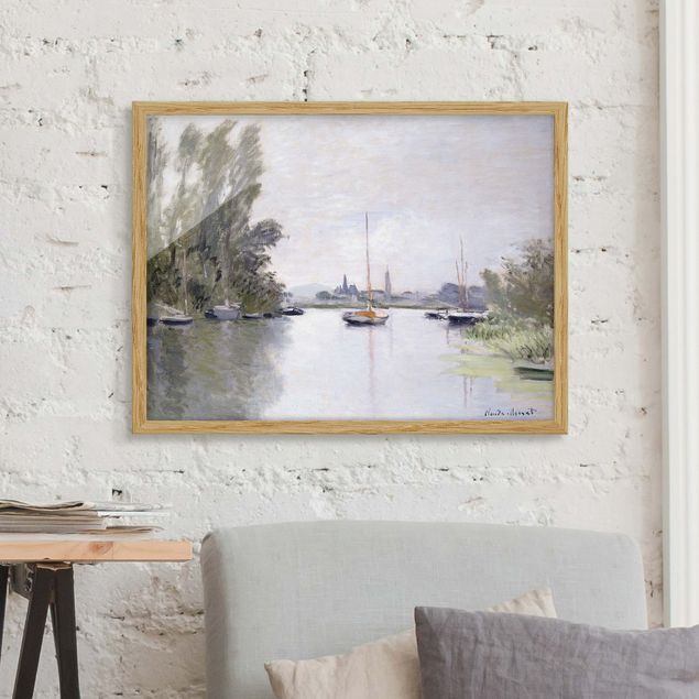 Bild mit Rahmen - Claude Monet - Argenteuil - Querformat 3:4