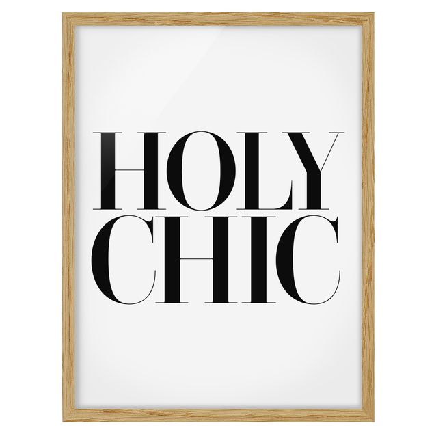 Bild mit Rahmen - HOLY CHIC - Hochformat 3:4