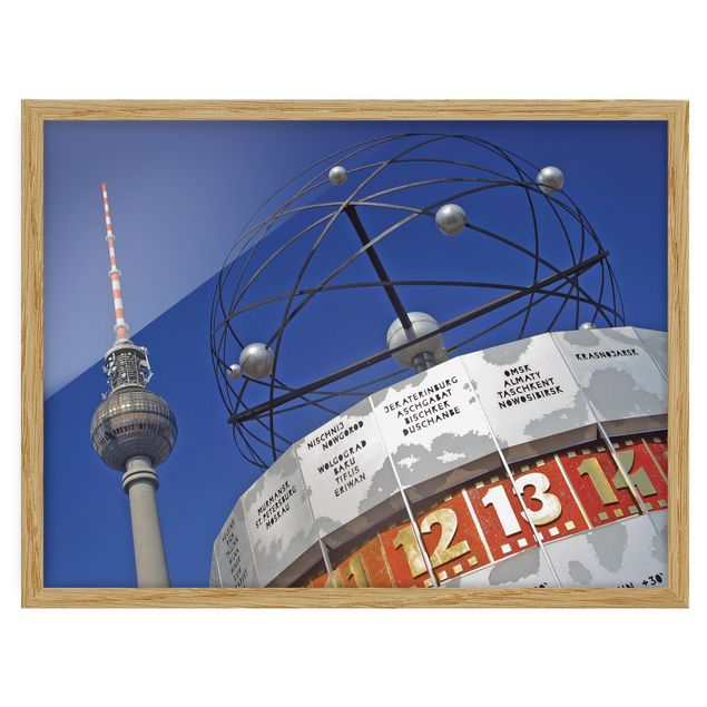 Bild mit Rahmen - Berlin Alexanderplatz - Querformat 3:4