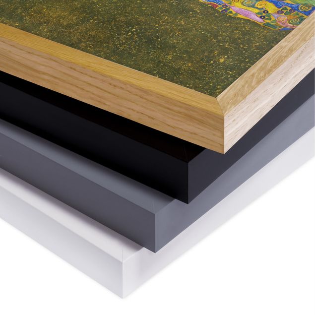 Bild mit Rahmen - Gustav Klimt - Die Hoffnung II - Quadrat 1:1