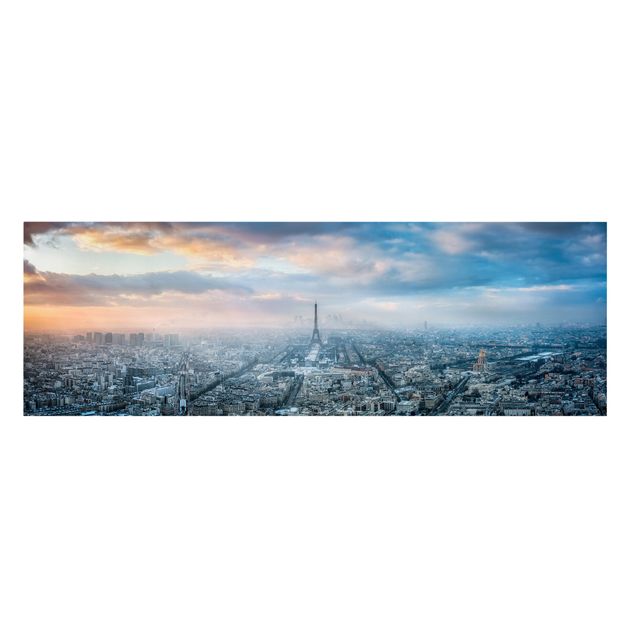 Leinwandbild - Winter in Paris - Panorama 3:1