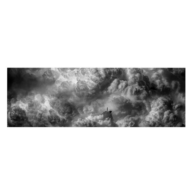 Leinwandbild - Ein Sturm zieht auf - Panorama 1:3