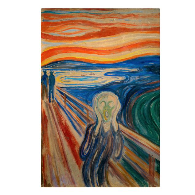 Leinwandbild - Edvard Munch - Der Schrei - Hochformat 3:2