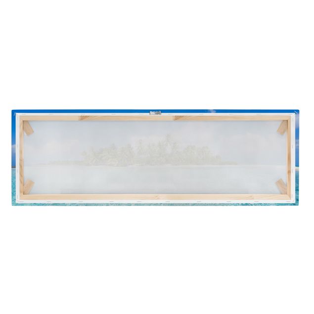 Leinwandbild - Crystal Clear Water - Panorama 3:1